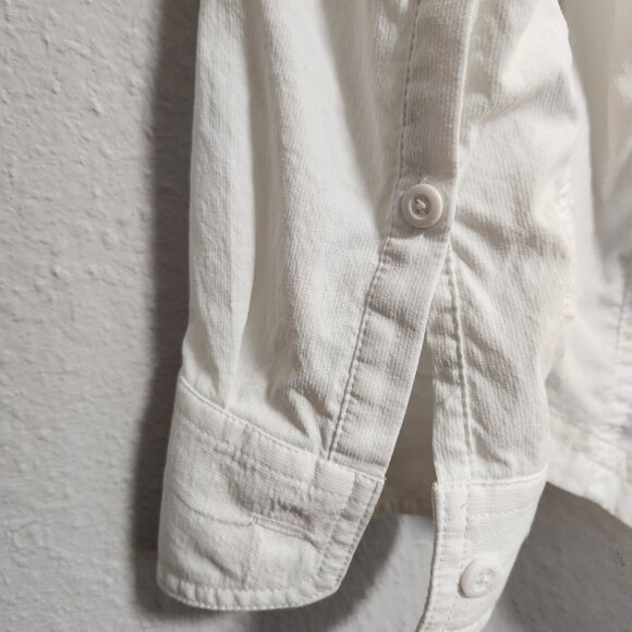 REI Co-Op Sahara White Button Up Shirt Medium - Picture 13 of 13